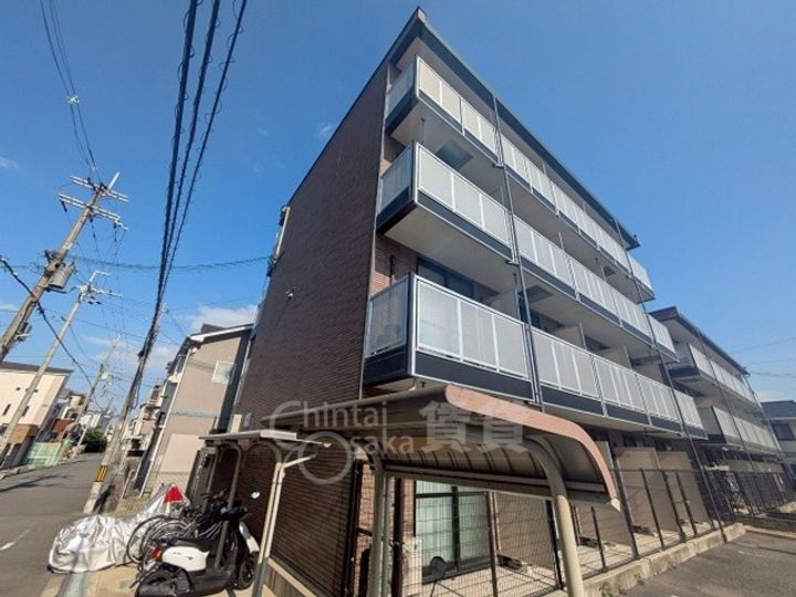 大阪府茨木市園田町の賃貸マンションの外観