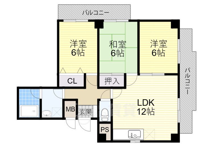 リバーサイドプラザの間取り