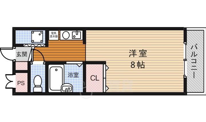 大阪府箕面市小野原東1丁目の賃貸マンションの間取り