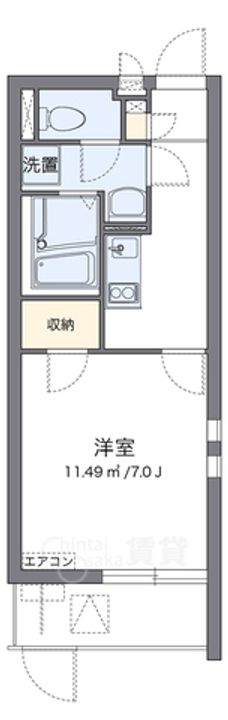 クレイノ桜の間取り