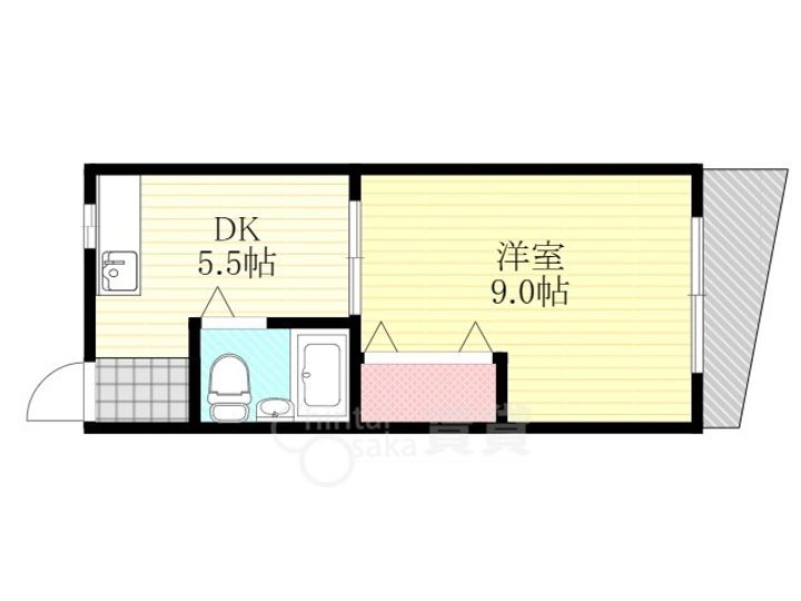 ハイツ上新第1下新庄の間取り