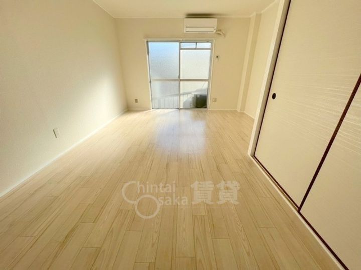 ハイツ上新第1下新庄の寝室