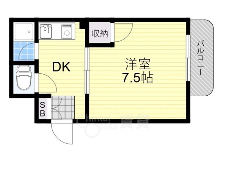サンロイヤル柴島パート5の間取り