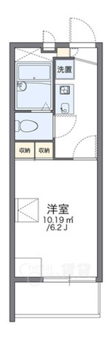 大阪府大阪市東淀川区東中島5丁目の賃貸マンションの間取り
