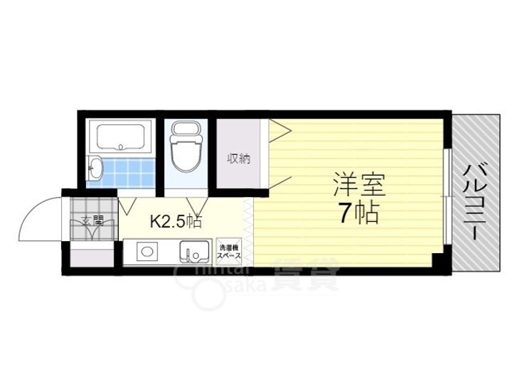 メゾン鼓ヶ滝の間取り