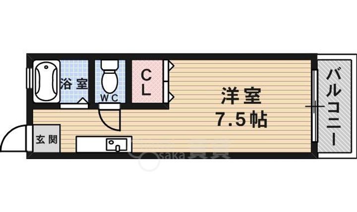 テックハイツの間取り