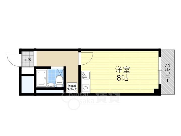 兵庫県川西市久代2丁目の賃貸マンションの間取り