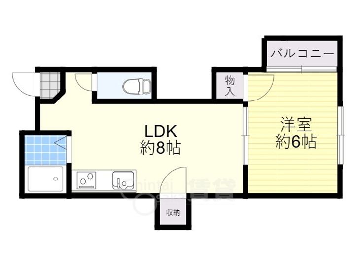 キャロル豊中本町2の間取り