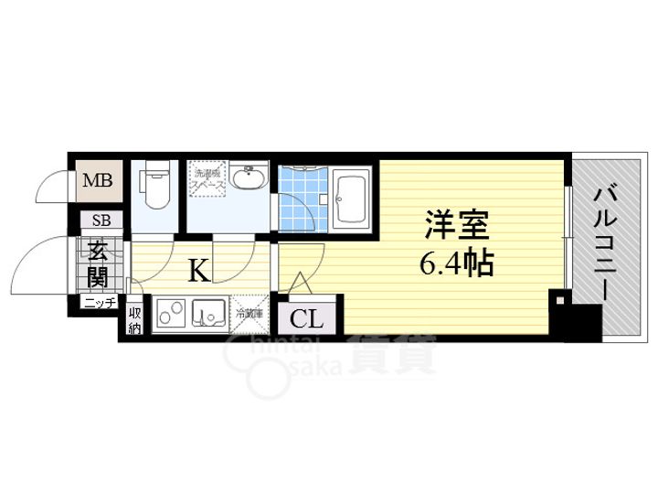 コンフォリア江坂広芝町の間取り
