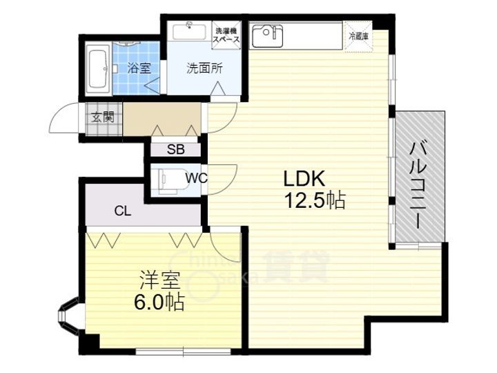 B−LIBERIの間取り
