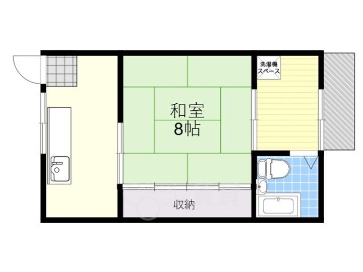 大阪府茨木市別院町の賃貸マンションの間取り