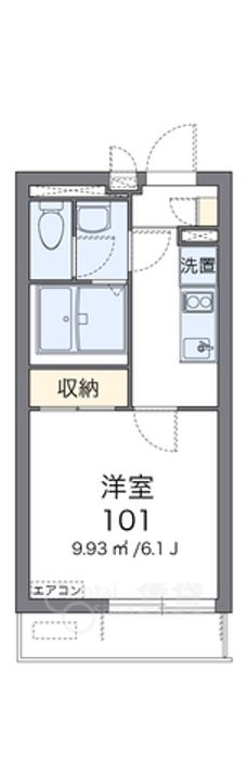 クレイノSHIN OSAKAの間取り