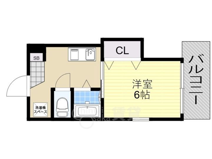 カーサディクロセビアの間取り