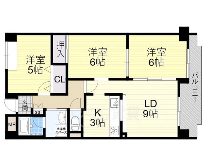 リアライズ安威の間取り