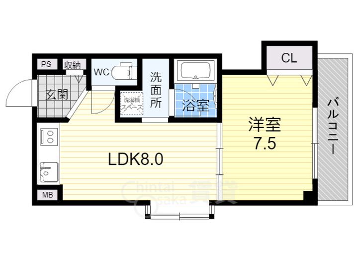 晋栄一番館の間取り