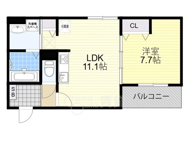 源ハイツの間取り