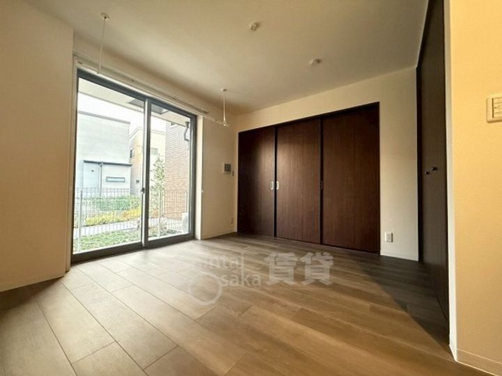 源ハイツの寝室