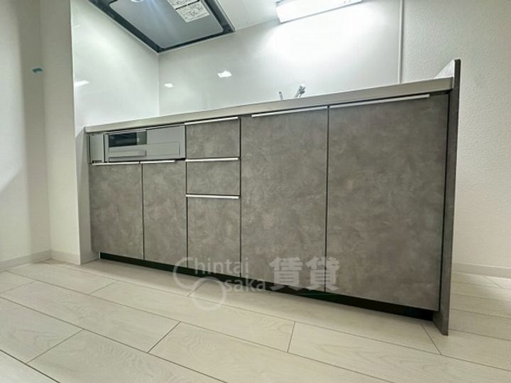 大阪府摂津市正雀2丁目の賃貸アパートのキッチン