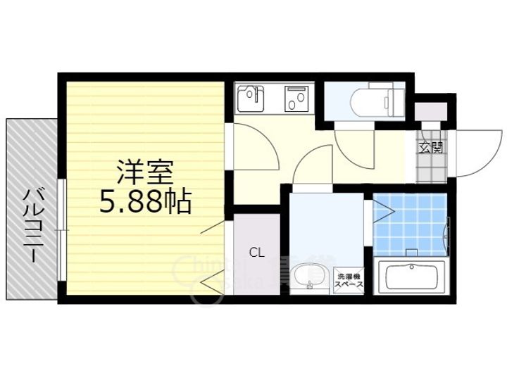 プレミール石橋の間取り