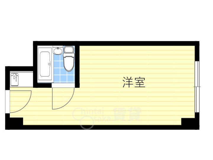 大阪府大阪市東淀川区東中島1丁目の賃貸マンションの間取り