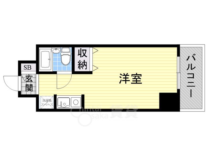ライオンズマンション天神橋の間取り