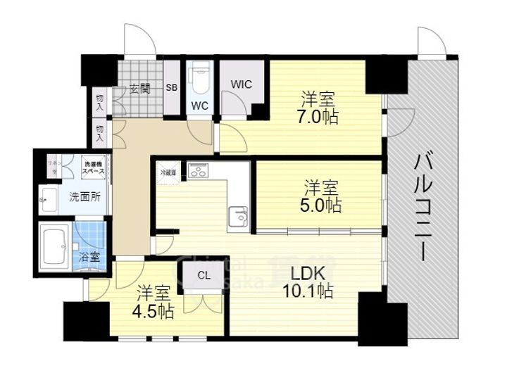 シティタワー梅田イーストの間取り
