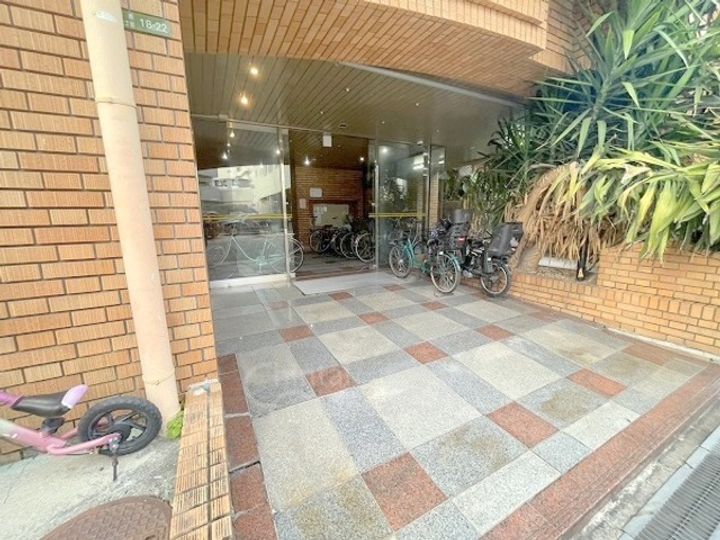 大阪府大阪市東淀川区菅原3丁目の賃貸マンションの玄関