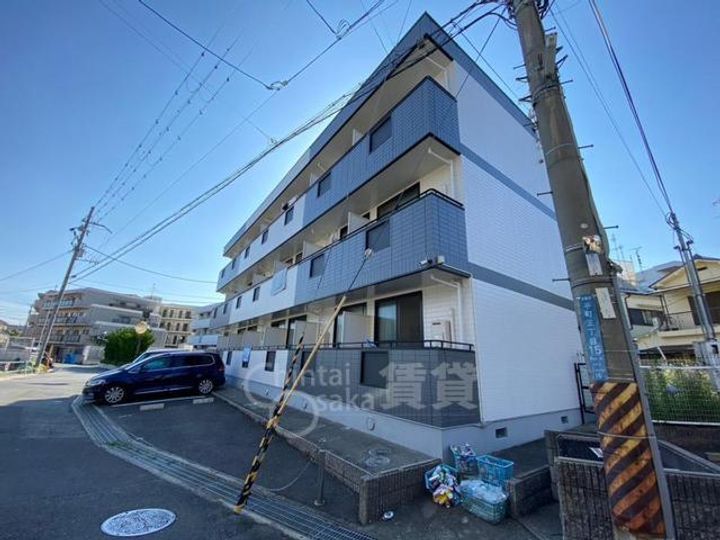 大阪府箕面市半町3丁目の賃貸アパートの外観