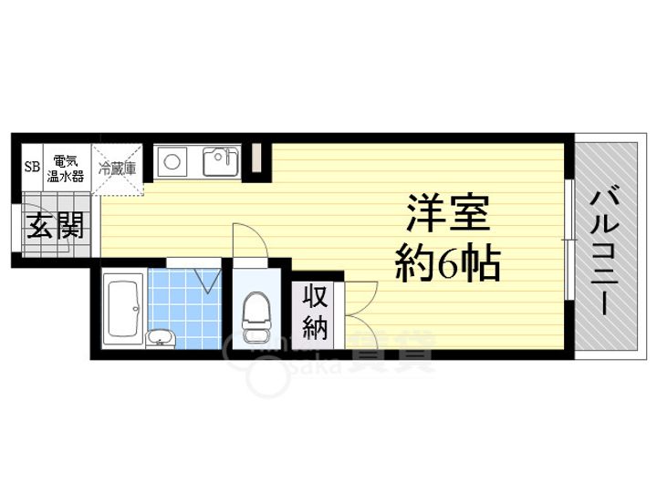 スチューデントパレス茨木の間取り