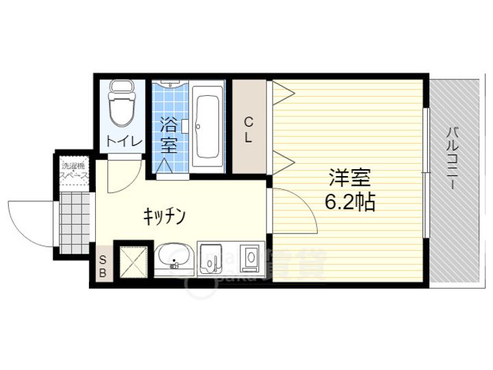 ランドマークシティー同心の間取り