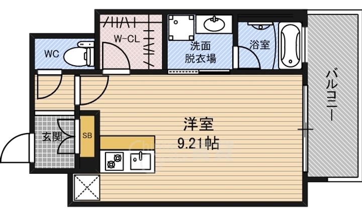 ヴィーナスコート福島の間取り
