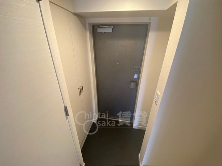 大阪府吹田市南吹田5丁目の賃貸マンションの玄関