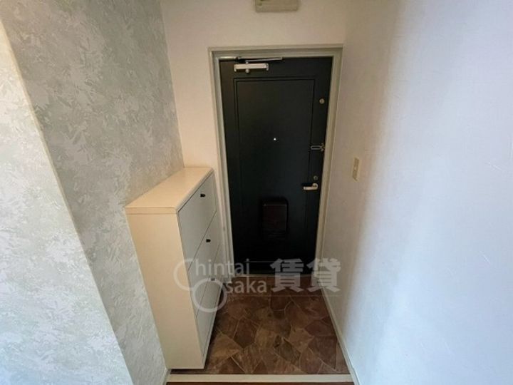 麻田ハイツの玄関