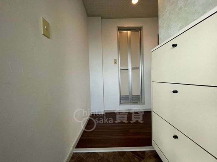 麻田ハイツの玄関