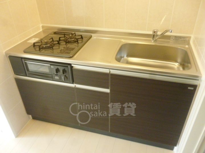 大阪府池田市住吉2丁目の賃貸アパートのキッチン