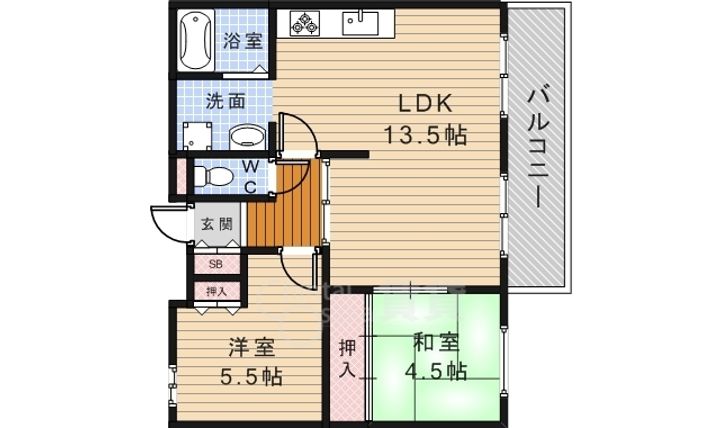 フローレンス石橋の間取り