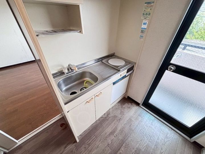大阪府箕面市箕面5丁目の賃貸マンションのキッチン