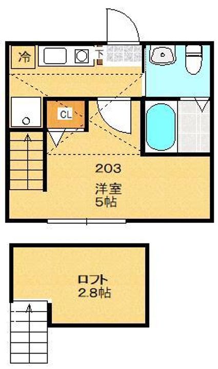 ユーリス八王子の間取り