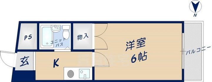 ブエナビスタ石切1の間取り