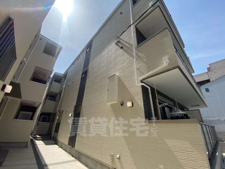 大阪府大阪市住吉区清水丘2丁目の賃貸アパートの外観