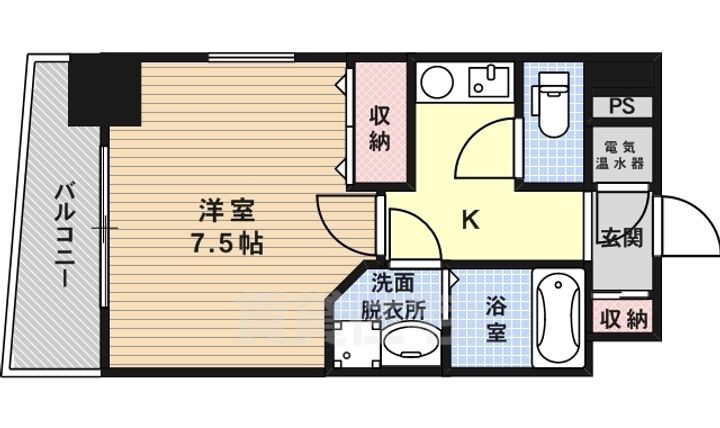 アスヴェル神戸元町の間取り