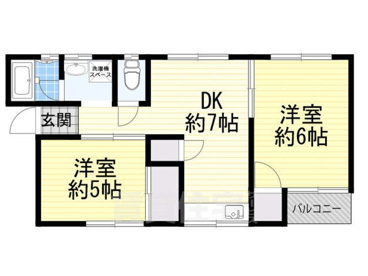 八尾マンションの間取り