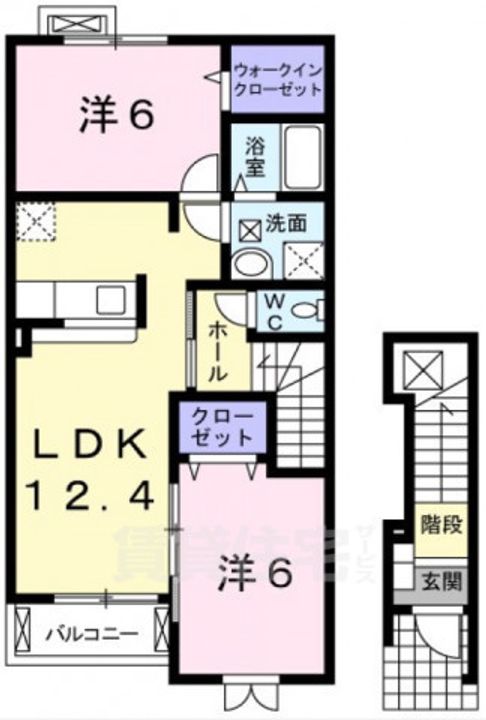 メゾンドコスモスの間取り