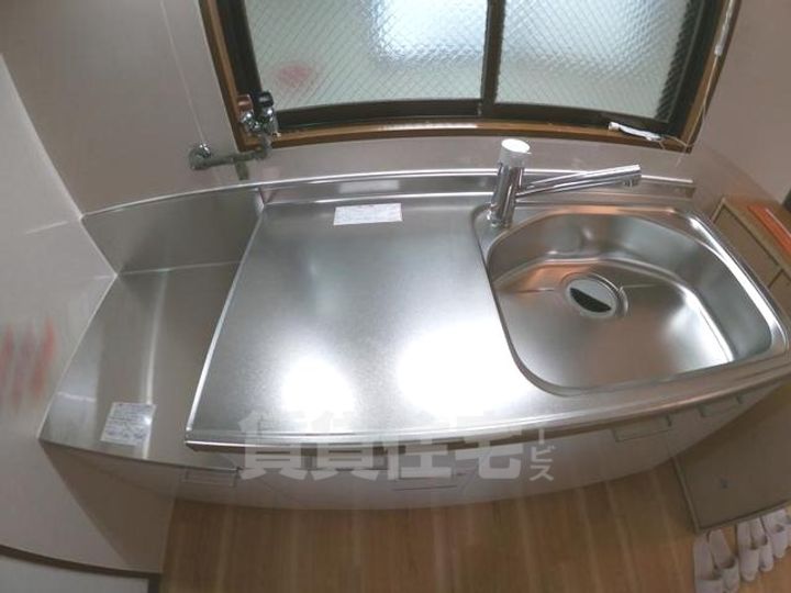 大阪府大阪市西淀川区姫島5丁目の賃貸アパートのキッチン