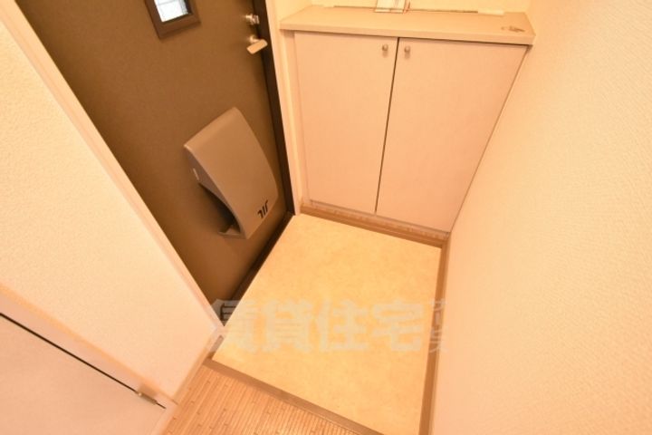 ヴィリジアンガーデンB202の玄関