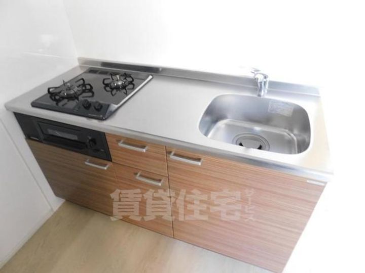 大阪府豊中市末広町3丁目の賃貸マンションのキッチン