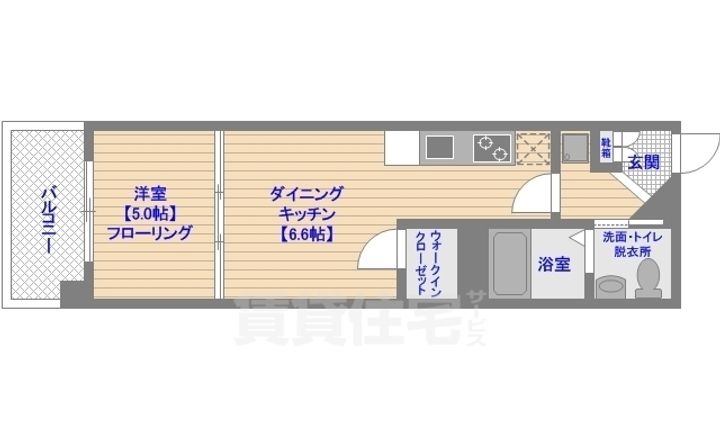 KDX清水レジデンスの間取り