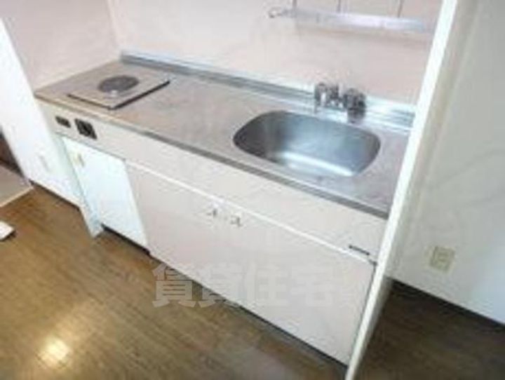 京都府京都市伏見区深草西浦町3丁目の賃貸マンションのキッチン