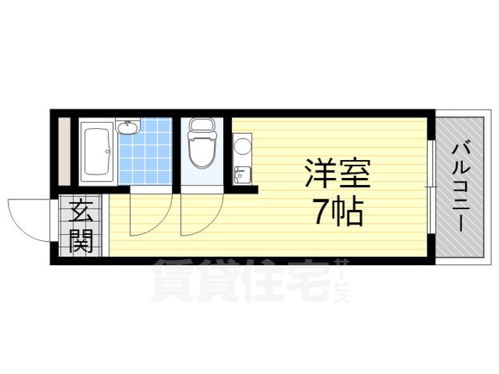 クッキィー石山寺103の間取り