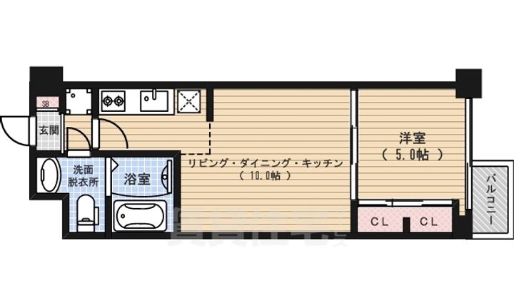 プラネシア烏丸御池の間取り